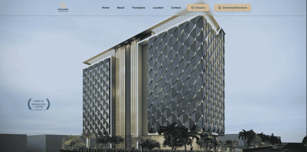 Vihaara — Real Estate project by Business Volunteers